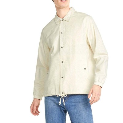

Puma Mmq Seersucker Shirt Full Zip Jacket Mens Size  Casual Athletic Outerwea, Белый, Puma Mmq Seersucker Shirt Full Zip Jacket