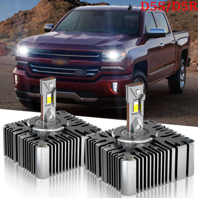 D5S LED headlight Bulb High-Low For Chevy Silverado 1500 2016-2018 Replace HID