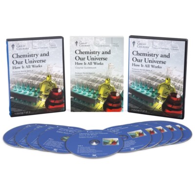 NEW Chemistry and Our Universe How It All Works Volume 1 & 2 DVD And Guidebook
