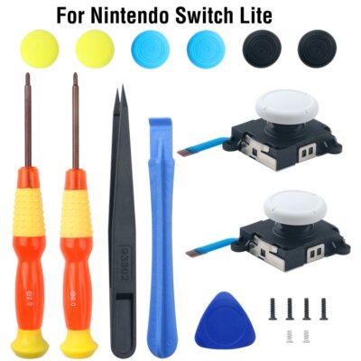 For Nintendo Switch Lite 19in1 Analog Joystick Replacement Repair Tool Kit Set
