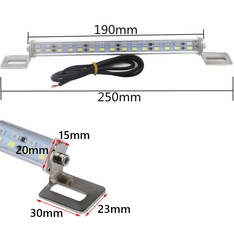 White License Plate Light Number Plate Lights Waterproof Shock