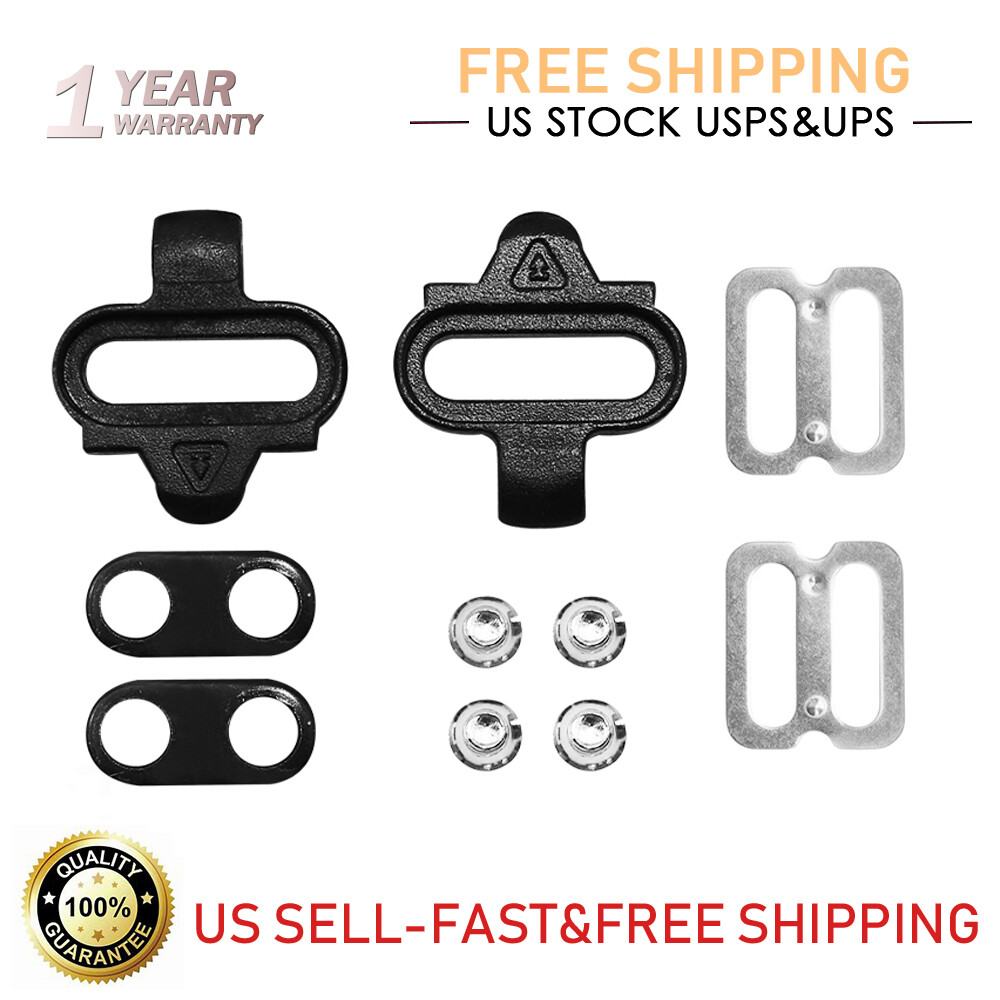 2 Pcs Bike Cleat Set for Shimano SPD Spinning Cycling Mountain Bike Bicycle