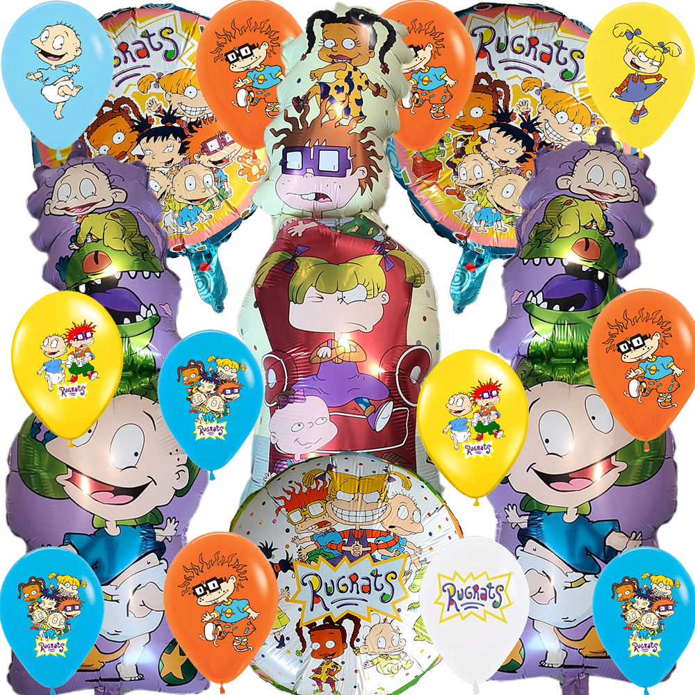 RUGRATS CUPS PLATE BANNER PARTY TABLE COVER SUPPLIES BALLOON CUPCAKE TOPPER CAKE