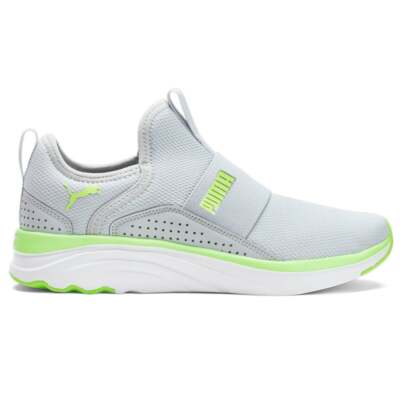 

Женские серые кроссовки Puma Softride Sophia Slip On Running, спортивная обувь 195161, Grey, Puma Softride Sophia Slip On Running