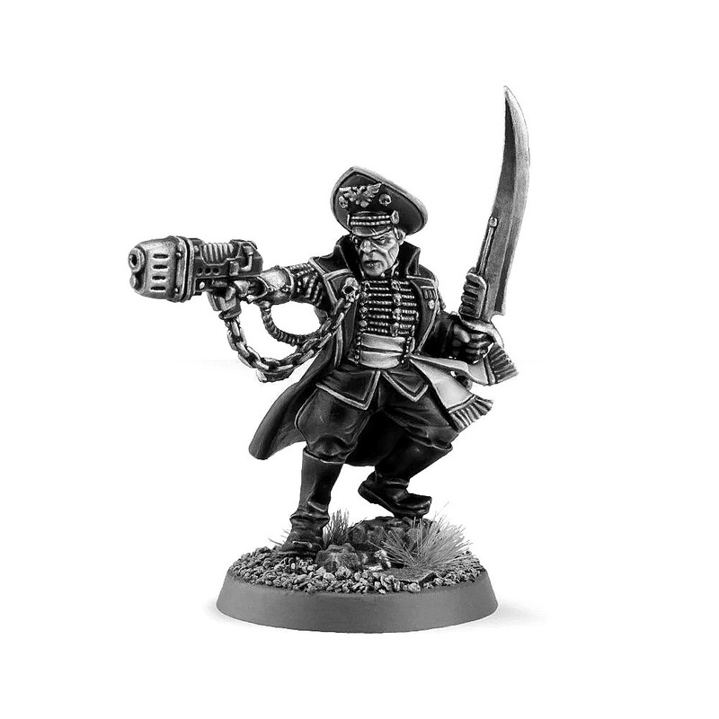 Fiu12 Astra Militarum Commisar Warhammer 40000 (No Box On Sprue) B25