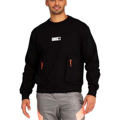 Толстовка Puma Parquet Crew Neck Mens Black 599941-03