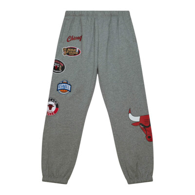 

Mitchell - Ness NBA Chicago Bulls City Collection Флисовые штаны Мужские серые, Grey, Mitchell - Ness NBA Chicago Bulls City Collection Fleece Pants