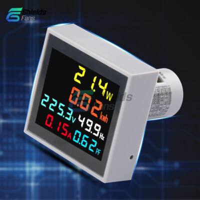 AC50V-300V 100A LCD Digital Multi-function Voltage Current Power Frequency Meter