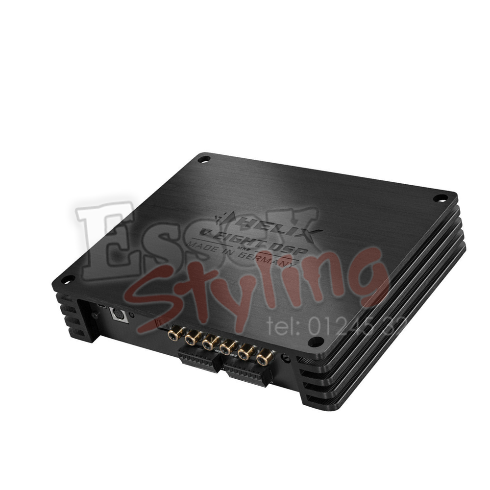 NEW 8-channel amplifier with integrated 10-channel DSP Helix V EIGHT DSP Mk2