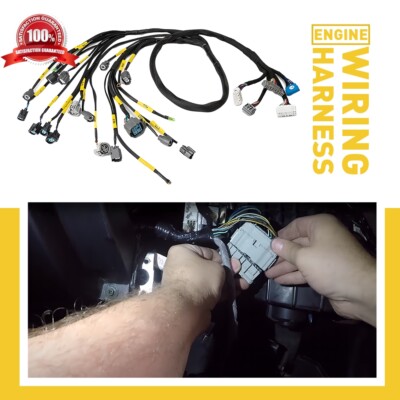Tucked Engine Wiring Harness Replacement For Honda Civic Integra B16 B18 D16