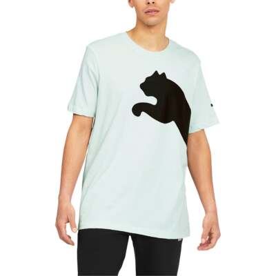 

Puma Oversized Logo Crewneck Футболка с коротким рукавом Мужские синие повседневные топы 58854462, Синий, Puma Oversized Logo Crewneck Short Sleeve T-Shirt