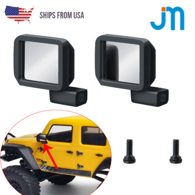 For Axial SCX24 AXI00002 1:24 RC Car Mounting Simulation Rearview Mirror Upgrade