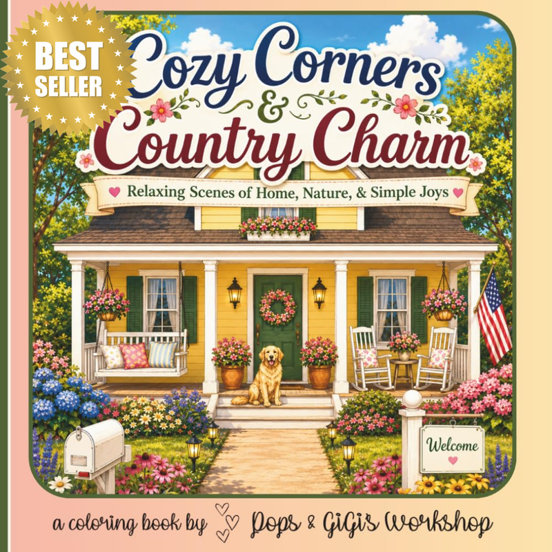 Cozy Corners & Country Charm: Relaxing Scenes of Home, Nature, and Simple Joys