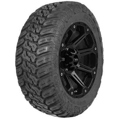 LT285/55R22 Maxtrek Mud Trac MT 124/121Q Load Range E Black Wall Tire