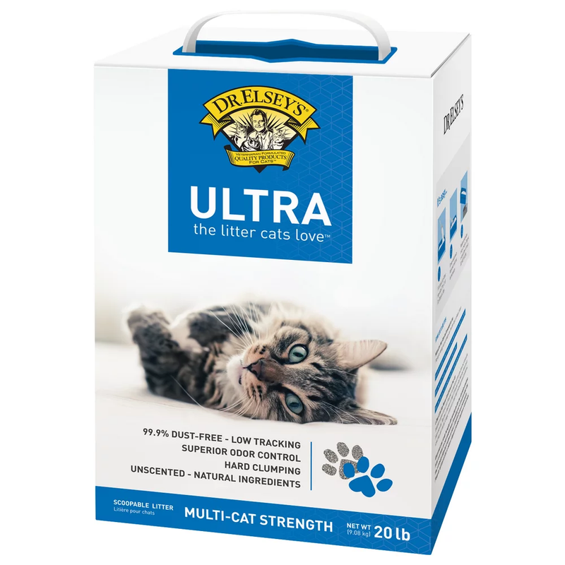 Dr. Elsey'S  Ultra Unscented Clumping Clay Cat Litter, 20 Lb