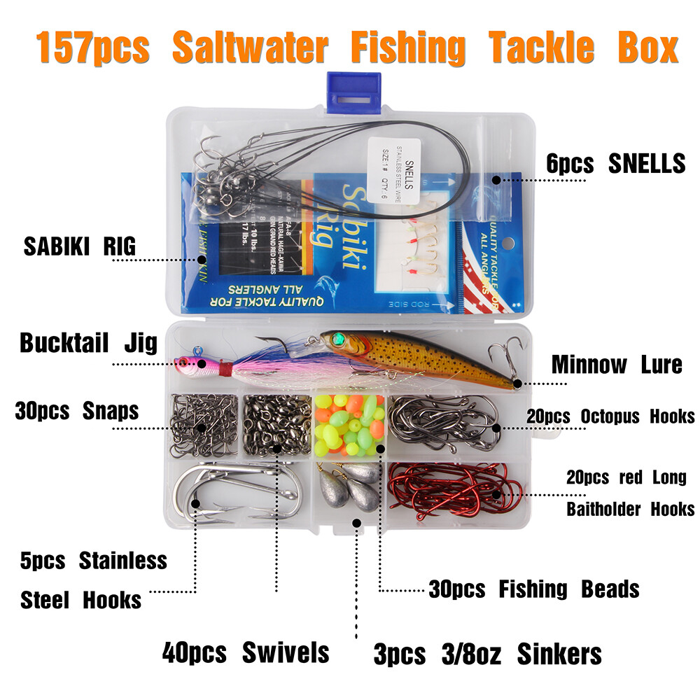 saltwater tackle box kit