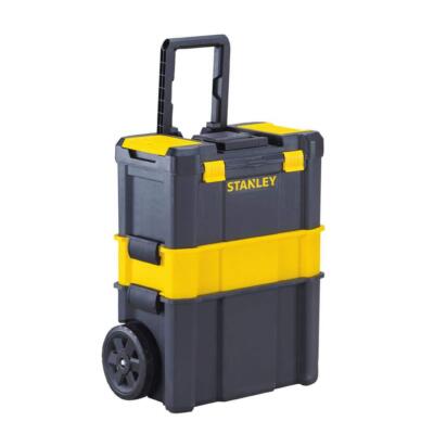 19  DETACHABLE MOBILE TOOL BOX 3 in 1 Portable Large Rolling Chest Storage