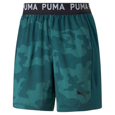 Puma Train Off Season Aop Woven 7 Shorts Mens Blue Casual Athletic 52235924