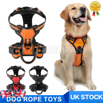 No pull on sale dog harness ebay