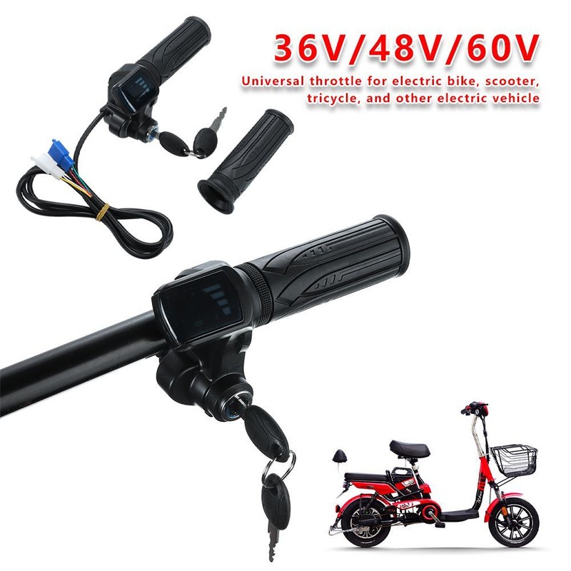 DIY E-bike Twist Accelerator Handlebar 36V /48V /60V Electric Bike Throttle