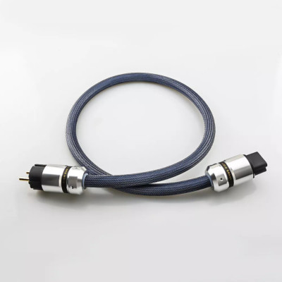 3Cores 12AWG OCC Wire Audio Power Cable C19 US AU EU Schuko AC Mains Supply Cord