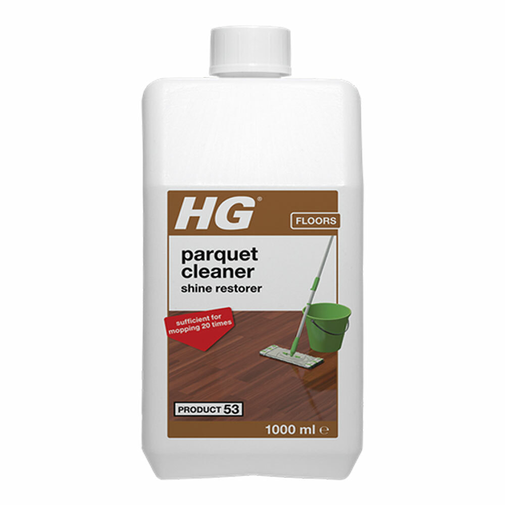 Parquet Cleaner Shine Restorer HG 1 Litre Product 53 Parquet Wood Wash and Shine