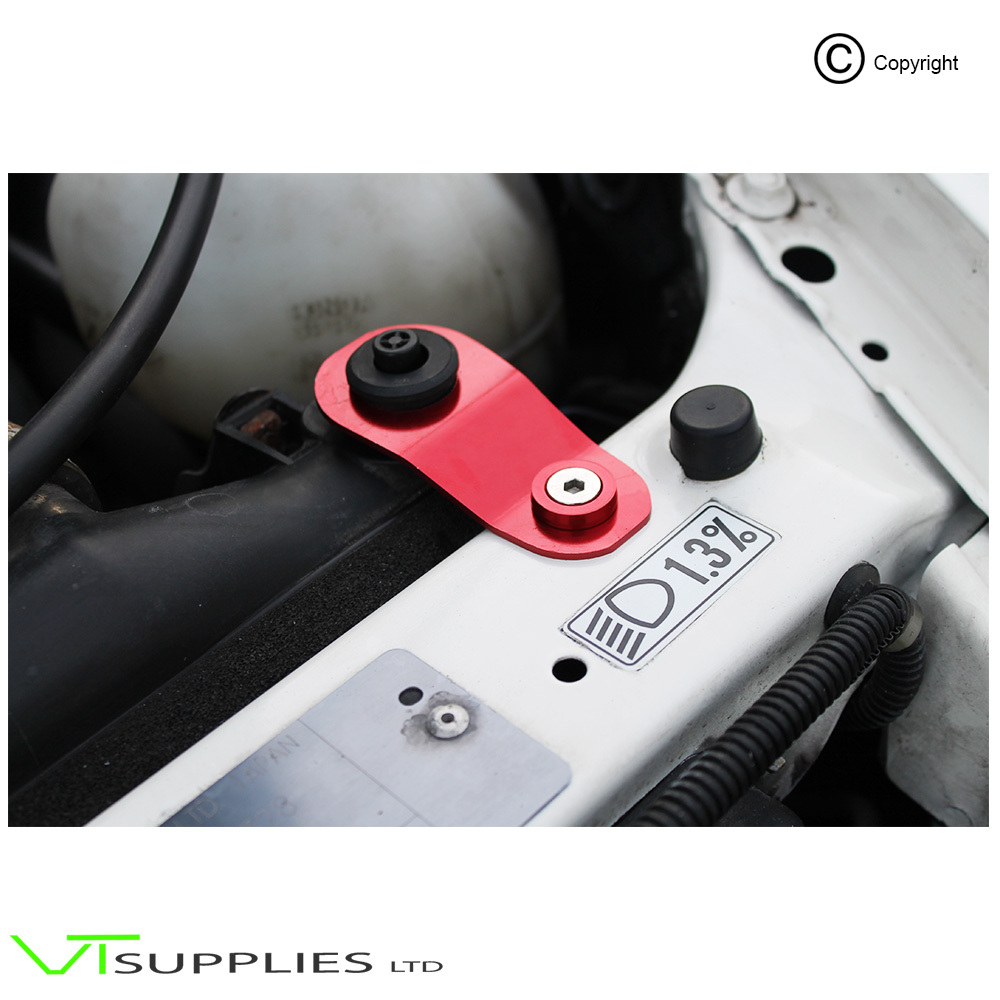 2 x JDM Radiator Mount Brackets & Fender Washers Honda Integra DC2