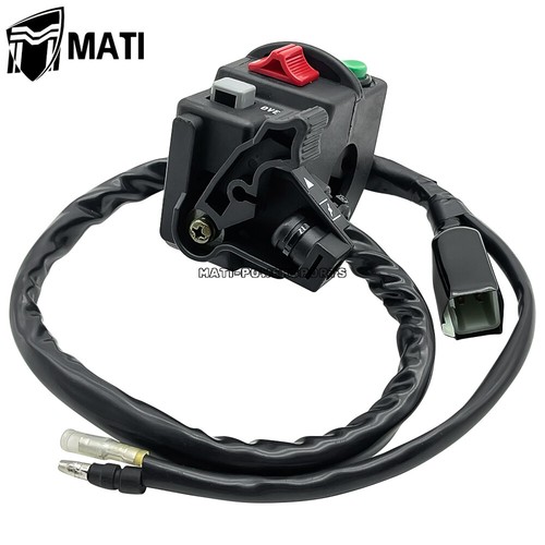 Left Handlebar Switch Start Stop Headlight for Kawasaki Prairie 300 KVF300 99-01