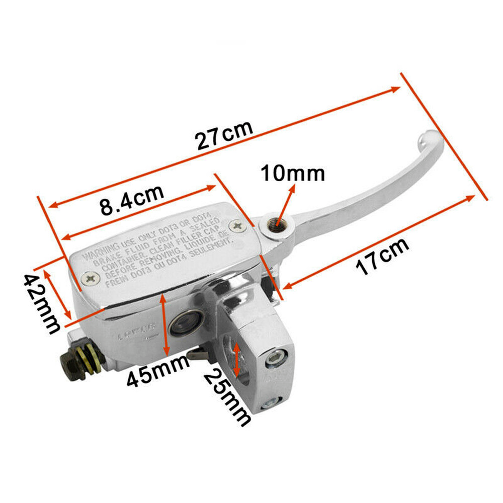US Chrome Brake Master Cylinder Clutch Levers for Suzuki Intruder 800 1400 1500