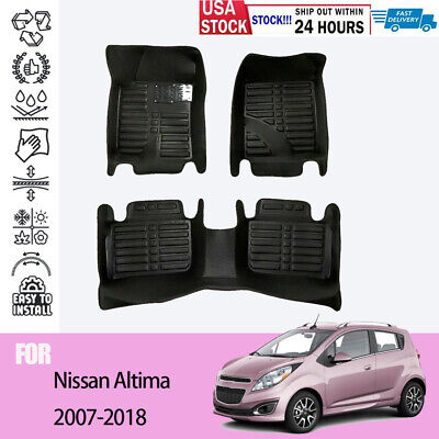 Car Floor Mats For Nissan Altima 2007-2018 XPE All Weather Anti-Slip Easy Clean