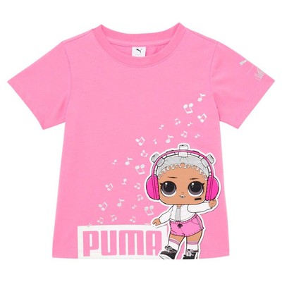 Белые повседневные топы Puma X Ctn Jersey Fashion Tee Girls 858483-01