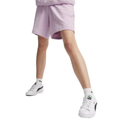 Puma Better Classics Расслабленные 7-дюймовые шорты мужские фиолетовые повседневные спортивные штаны 6