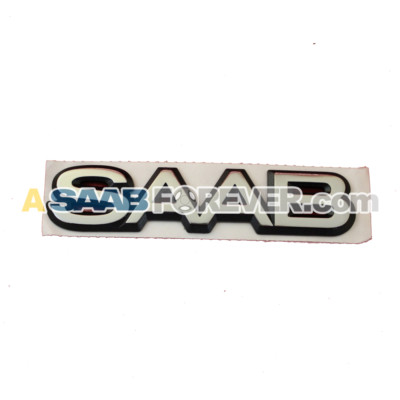 NEW GENUINE SAAB 9000 EMBLEM BADGE 94-98 CSE CS AERO RARE - SAAB TEXT - 4435947