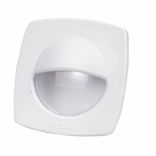 Perko LED Utility Light W Snap-on Front Cover White 1074DP2WHT Mount Lighting