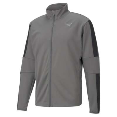 

Puma Blaster Full Zip Jacket Мужские серые пальто Куртки Верхняя одежда 58627960, Grey, Puma Blaster Full Zip Jacket