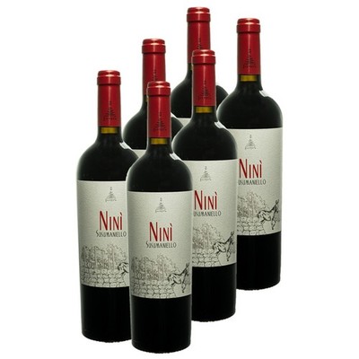 NINI Susumaniello 6x0.75l (13,5%Vol) Rotwein Italien | 6 FL
