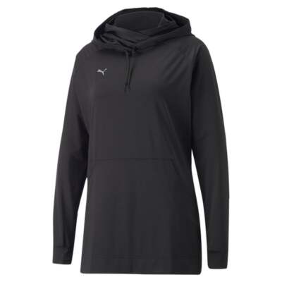 

Puma Modest Activewear Training Pullover Hoodie Womens Black Casual Outerwear 52, Черный