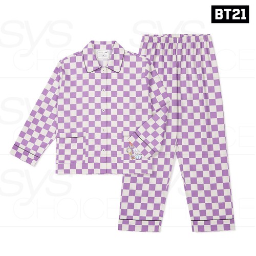 BTS V着用 ☆yuppe☆Check Pajama Set NAVY☆Unisex BTS V着用 ☆yuppe☆Check Pajama Set NAVY☆Unisex (YUPPE