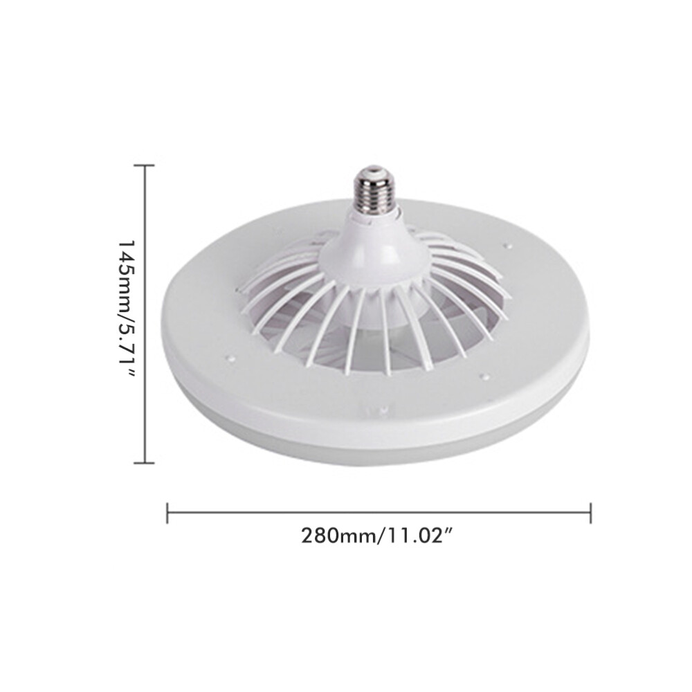 LED Decken Ventilator m/Lampe Schlaf Zimmer Beleuchtung 3 Modi