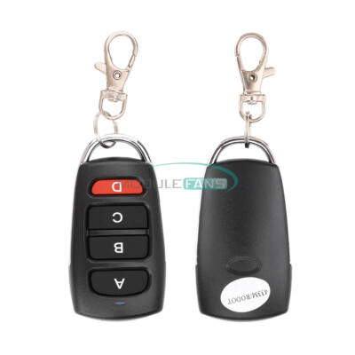 1/5/10pcs 433MHz RF Wireless Garage Door Remote Control 4Keys Copy Universal