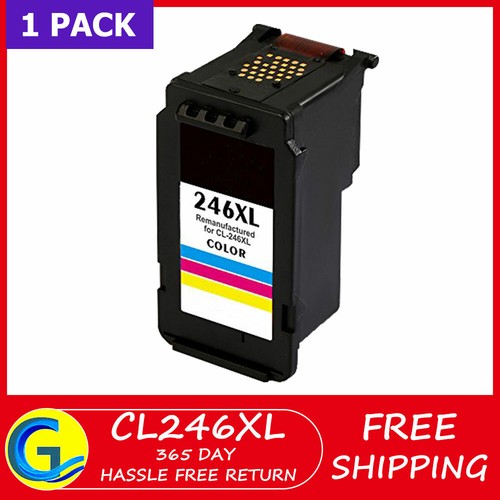 5 Pack Color Ink Cartridge For Canon PIXMA MG2922 iP2820 CL246XL CL-246XL 246XL