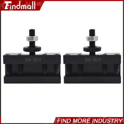 2Pcs BXA 250-201T Oversize 3/4'' Turning Quick Change Tool Post Holder Lathe