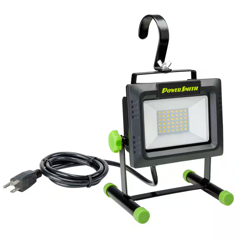 PowerSmith LED Work Light 4000 Lumens Portable Shop Garage Jobsite Corded