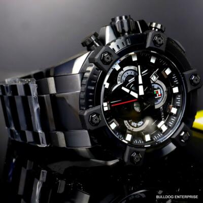 Pre-owned Invicta Star Wars Darth Vader Grand Octane Black Steel Swiss Mvt 63mm Watch