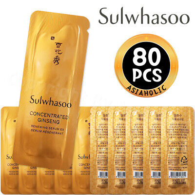 Sulwhasoo Concentrated Ginseng Renewing Serum EX 1ml x 80pcs (80ml) Newest Ver