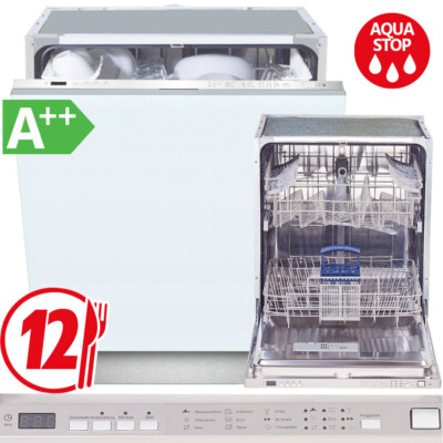 Geschirrspüler A++ Einbau Spülmaschine Spüler vollintegrierbar 60cm AquaStop NEU