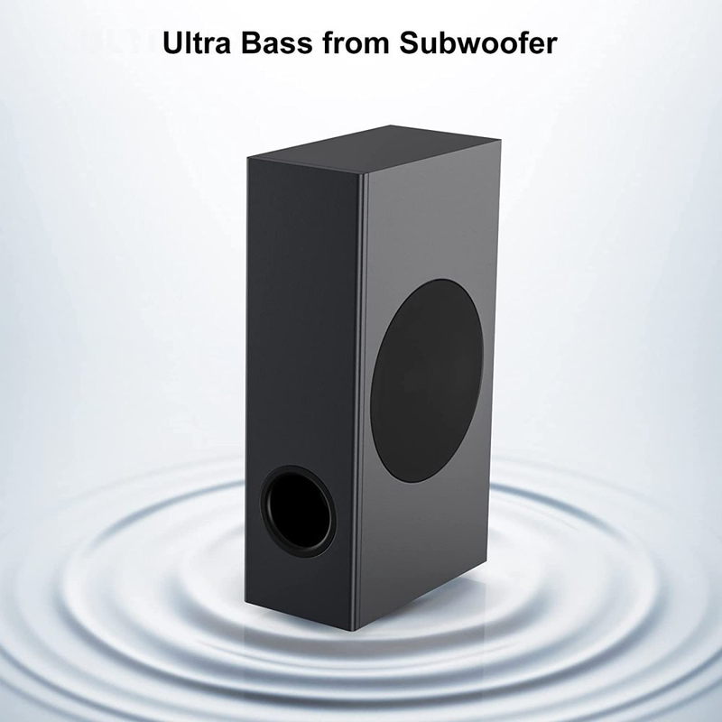 Sound Bars for TV, Upgrade 150W Sound Bar with Subwoofer, 16 Inch Speakers for C