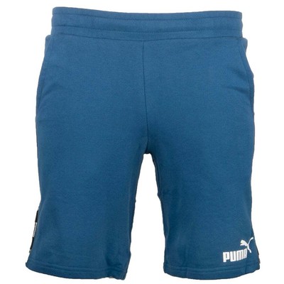 

Puma Double Down Tape 9 Shorts Мужские синие повседневные спортивные штаны 84858717, Синий, Puma Double Down Tape 9" Shorts