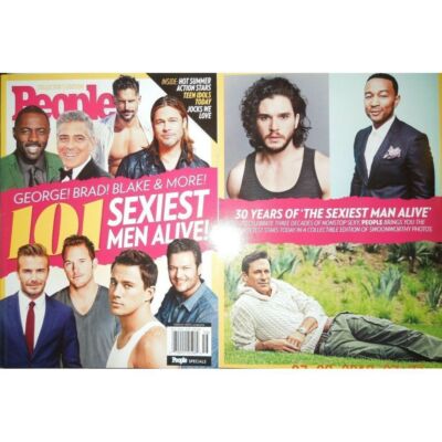 NICK JONAS 101 sexiest men BRAD george BLAKE cooper ROCK pratt MANGANIELLO tatum