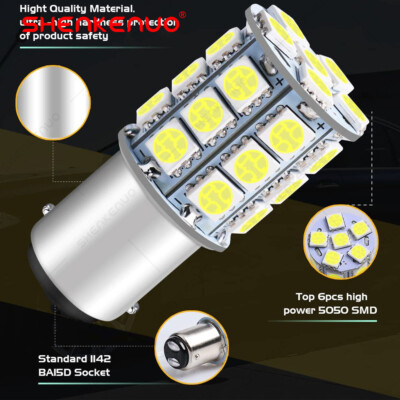 2 Blinding BRIGHT LED bulbs For Ford 1110 1200 1210;Deere 650 750;Yanmar 12V US
